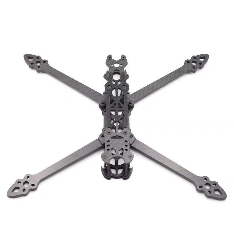 Tăierea cadrului din fibră de carbon personalizată de înaltă precizie pentru a face rame de curse FPV Drone Quadcopter Cadre Aeronave aerospațiale aerospațiale